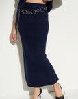Mina Maxi Skirt - Navy