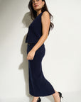 Mina Maxi Skirt - Navy