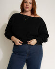The Off Shoulder - Black
