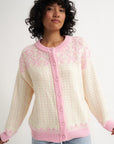 Oversized Maeve Cardigan - Pink