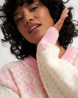 Oversized Maeve Cardigan - Pink