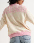 Oversized Maeve Cardigan - Pink
