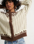 Oversized Maeve Cardigan - Toffee
