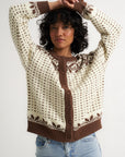 Oversized Maeve Cardigan - Toffee
