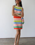 Perla Crochet Mini Dress