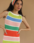 Perla Crochet Mini Dress