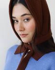 Ribbed Bonnet - Chocolate