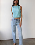 Robin Vest - Capri Blue