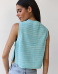 Robin Vest - Capri Blue