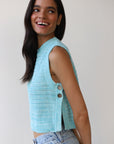 Robin Vest - Capri Blue