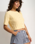 Rose Cardigan - Lemonade