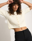 Rose Cardigan - Swan