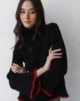 Rue RIb Turtleneck - Black