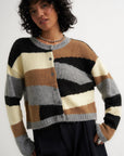 Selma Cardigan - Heather Grey Multi
