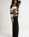 Selma Cardigan - Heather Grey Multi