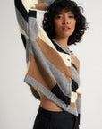 Selma Cardigan - Heather Grey Multi