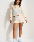 Teagan Cardigan - Blue Multi