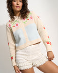 Teagan Cardigan - Blue Multi