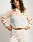 Teagan Cardigan - Blue Multi