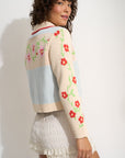 Teagan Cardigan - Blue Multi