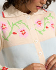 Teagan Cardigan - Blue Multi
