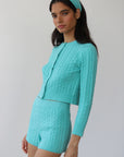 Valerie Cardigan - Capri Blue