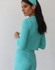 Valerie Cardigan - Capri Blue