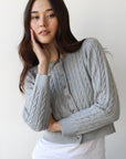 Valerie Cardigan - Heather Grey