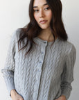 Valerie Cardigan - Heather Grey