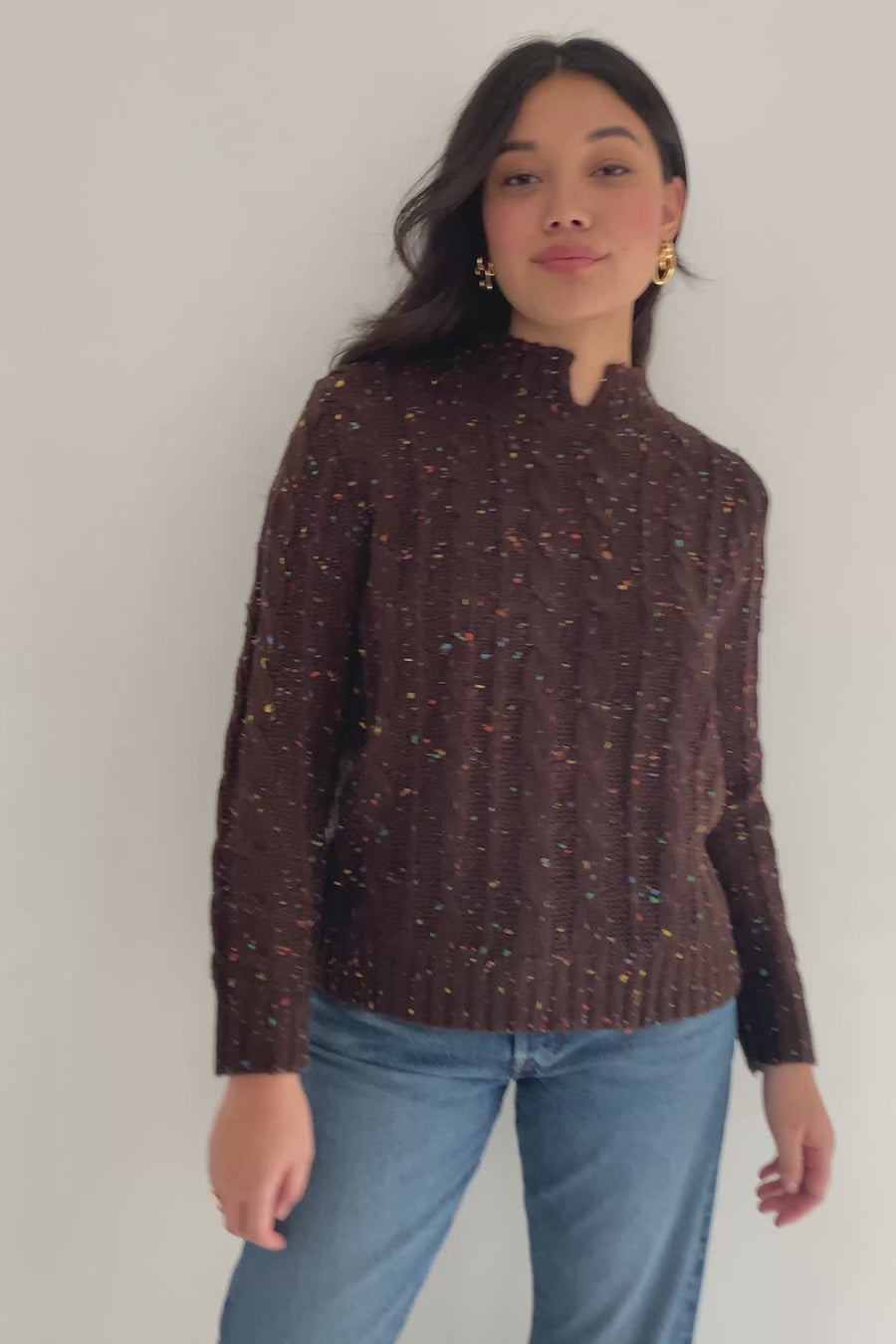 Aster Pullover - Brown