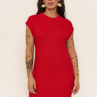 Fernanda Mini Dress - Red