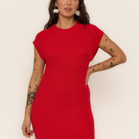 Fernanda Mini Dress - Red