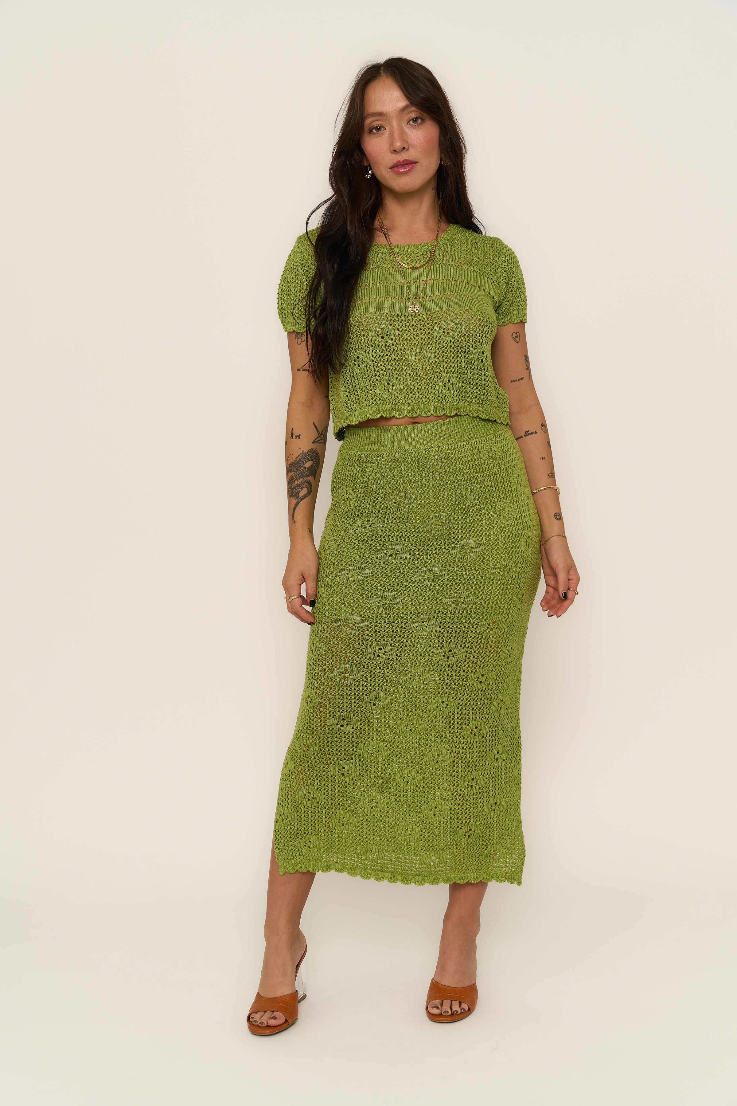 Camila Maxi Skirt - Sage – Callahan