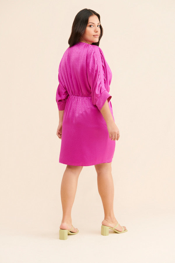 Sami Mini Dress - Fuchsia - Production Change