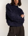 Amara Turtleneck - Navy