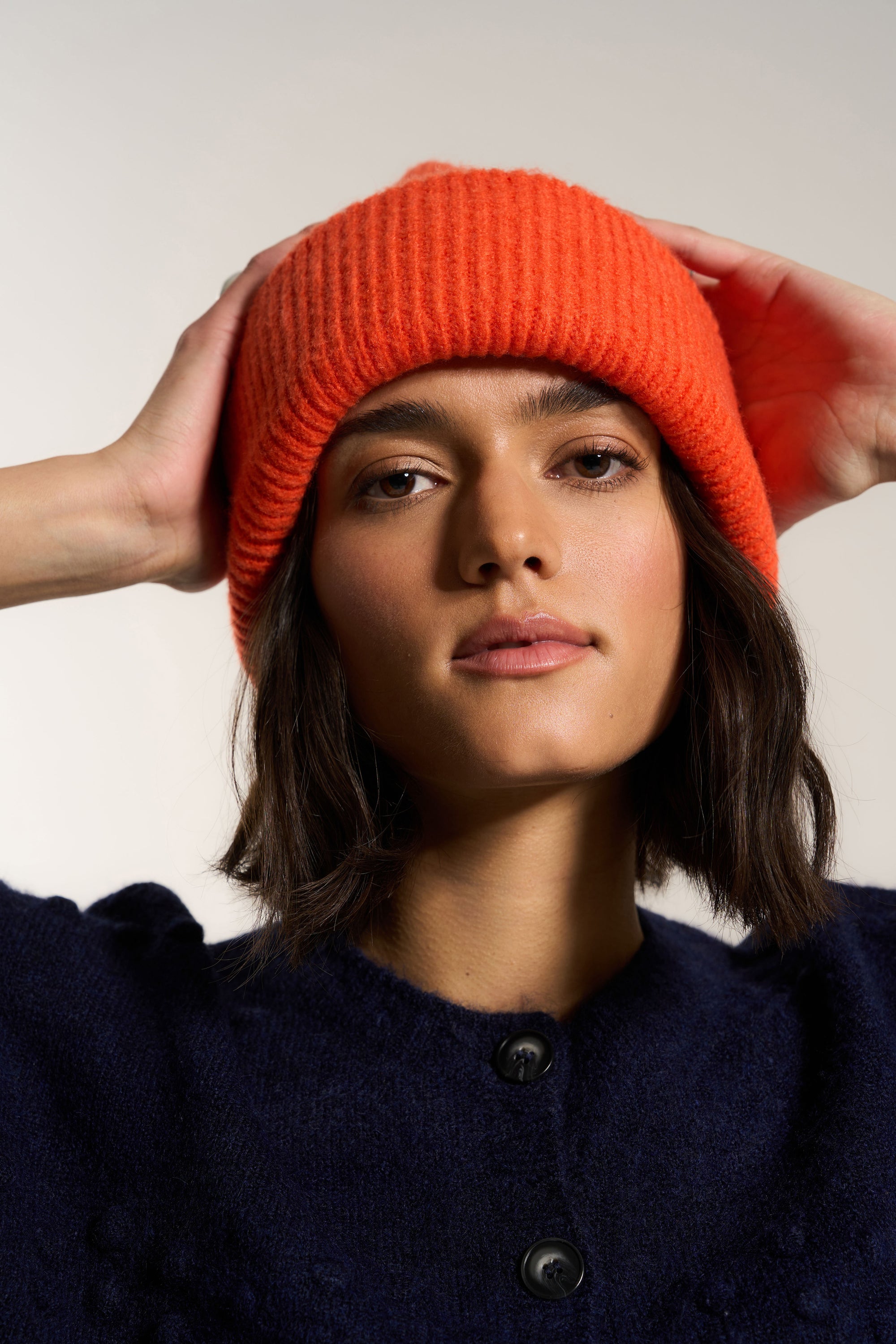 Beanie - Red Orange