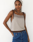 Beatriz Shoulder Tie Tank