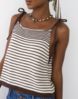 Beatriz Shoulder Tie Tank