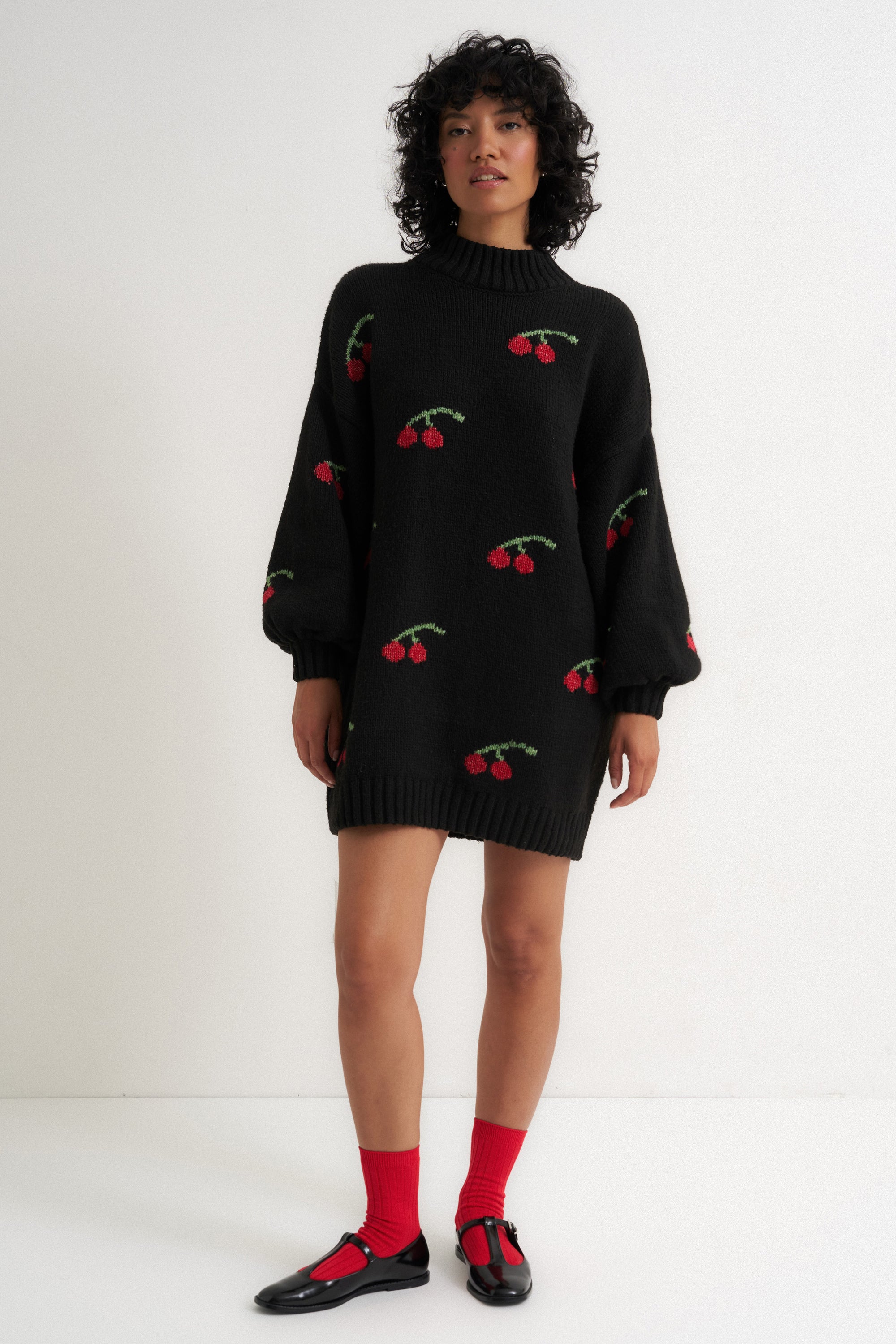 Callahan Women's Bellamy Mini Dress - Black Cherry M - Knitwear Callahan Women's Bellamy Mini Dress - Black Cherry M - Knitwear
