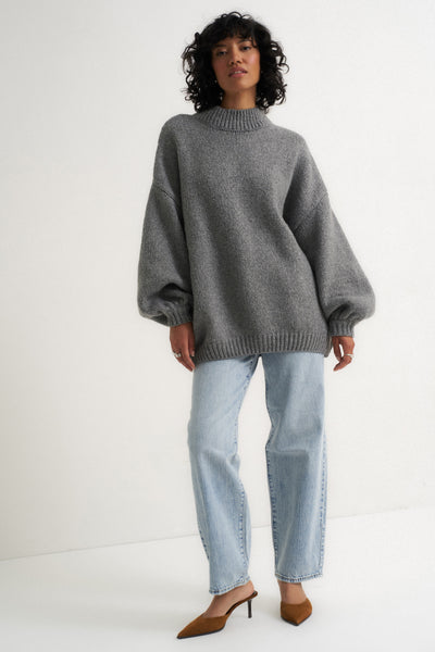 【ENFOLD】24AW　新品タグ付き　ＢＵＭＰＹ　ＰＵＬＬＯＶＥＲ　38グレー ENFOLD】24AW 新品タグ付き BUMPY PULLOVER 38グレー