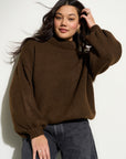 Bellamy Chunky Knit Pullover - Espresso