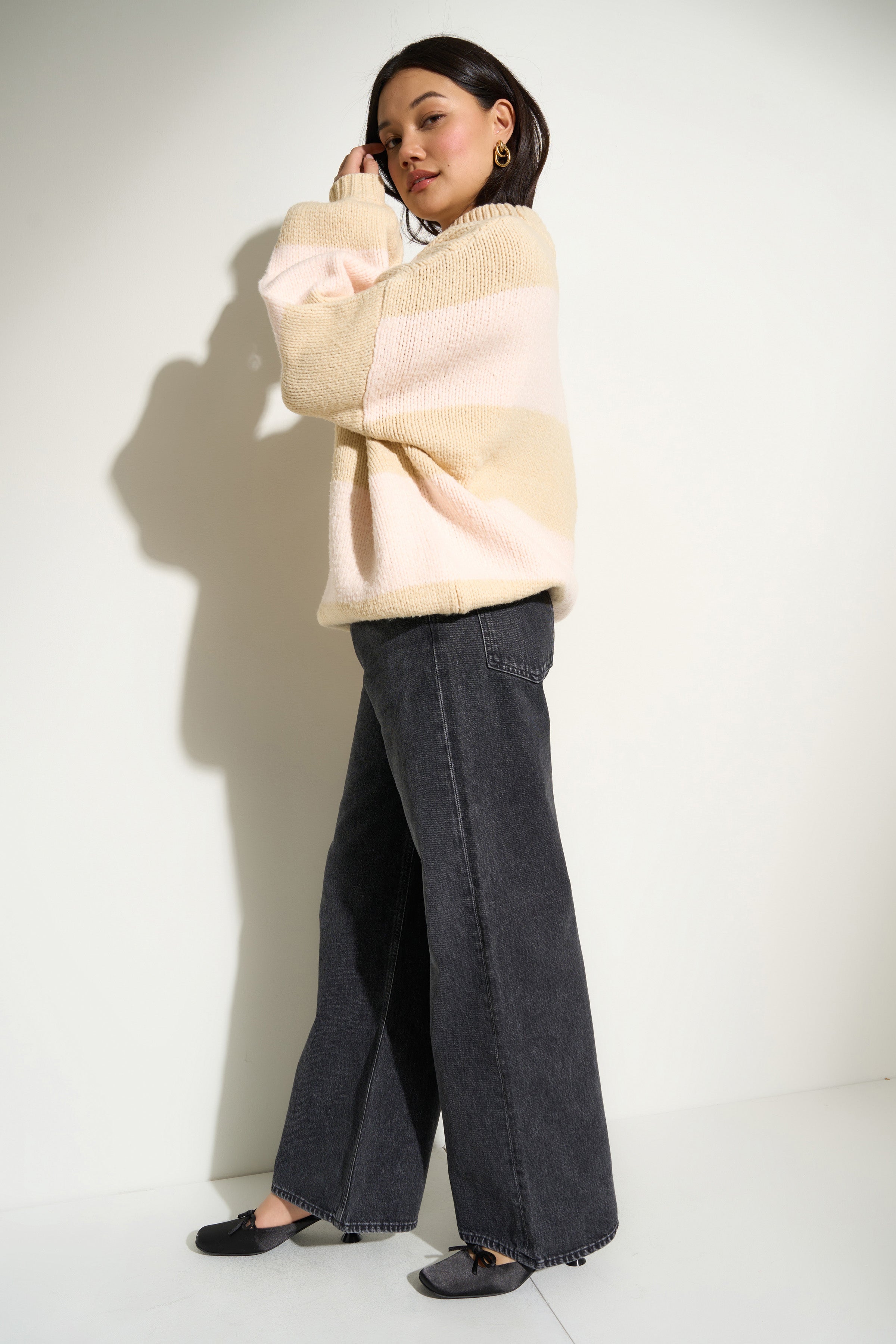 売れ筋商品|||トミー ヒルフィガー ニット&セーター アウター レディース Women's Striped Basket-Weave Sleeveless Shell Sweater Ivory Multi Tommy Hilfiger Womens Plus Ribbed Sleeveless Tank Top