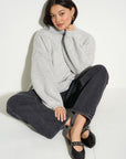 Bellamy Chunky Knit Pullover - Heather Grey