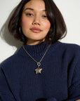 Bellamy Chunky Knit Pullover - Navy