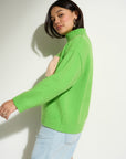 Bradley Oversized Turtleneck - Green