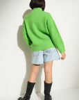 Bradley Oversized Turtleneck - Green