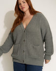 The Cardigan - Heather Grey