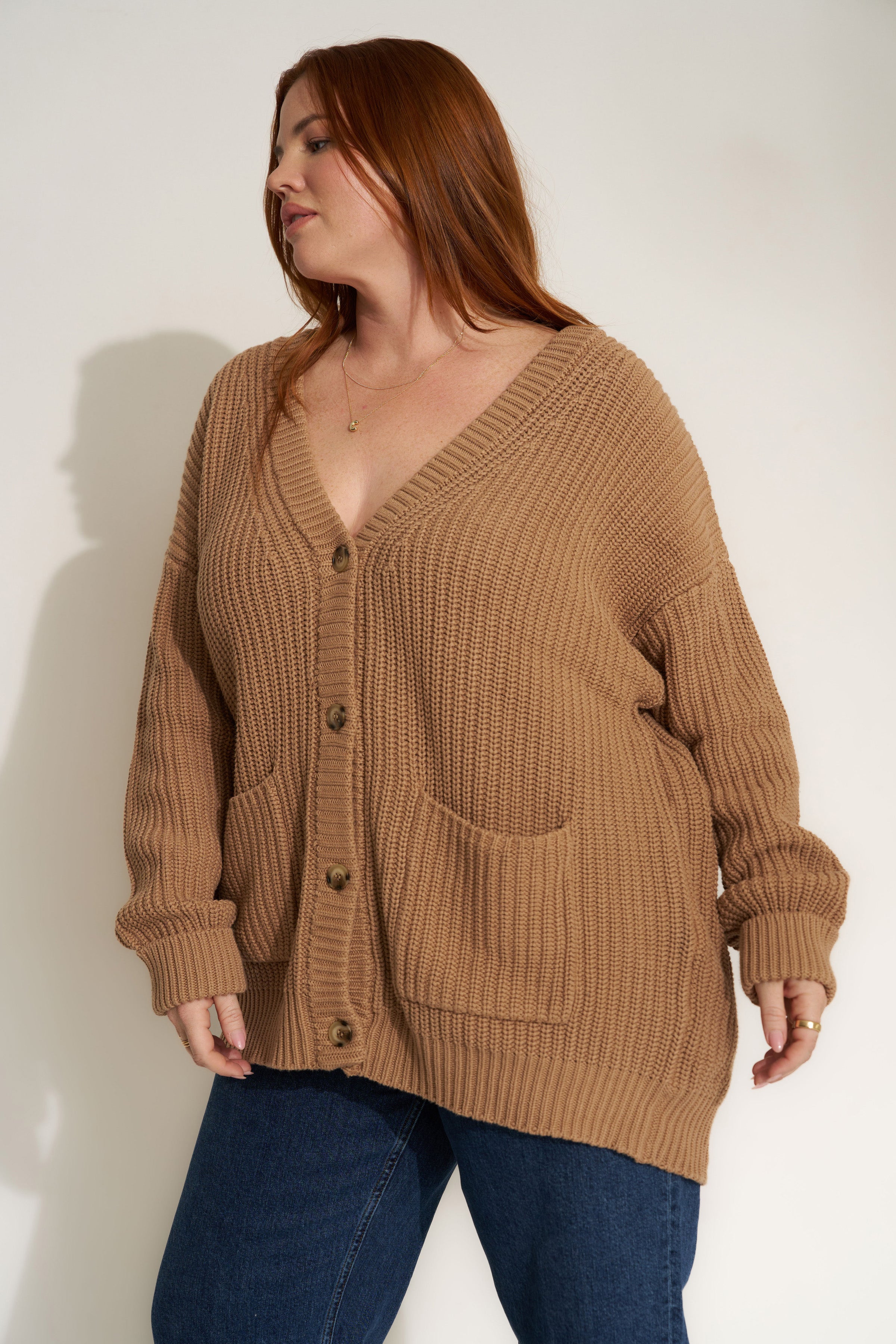 The Cardigan - Camel – Callahan Knitwear