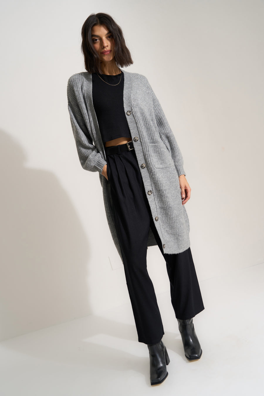 Cassie Duster - Grey