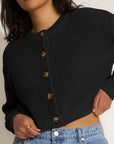 The Crop Cardi - Black